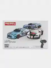 Белый дрифт-машинка на радиоуправлении Nissan GTR, подарок мальчику