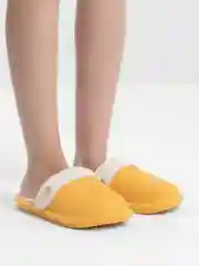 Желтый тапочки комнатные домашние женские, мужские