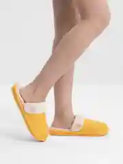 Желтый тапочки комнатные домашние женские, мужские