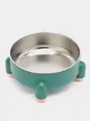 Тёмно-зелёный миска для кошек и собак