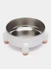 Белый миска для кошек и собак