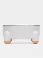 Белый миска для кошек и собак