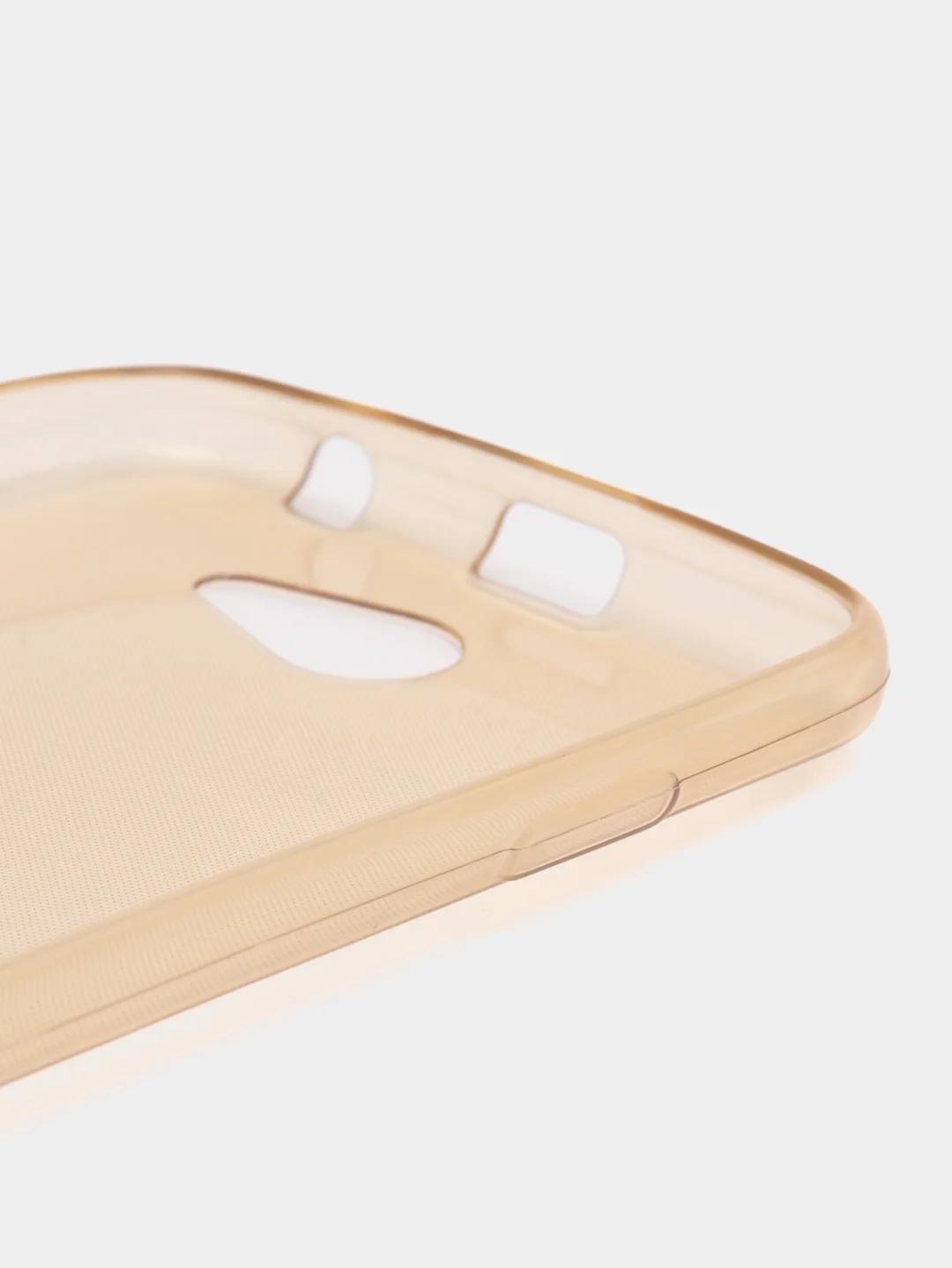 Золотой силиконовый чехол на HTC Desire 516