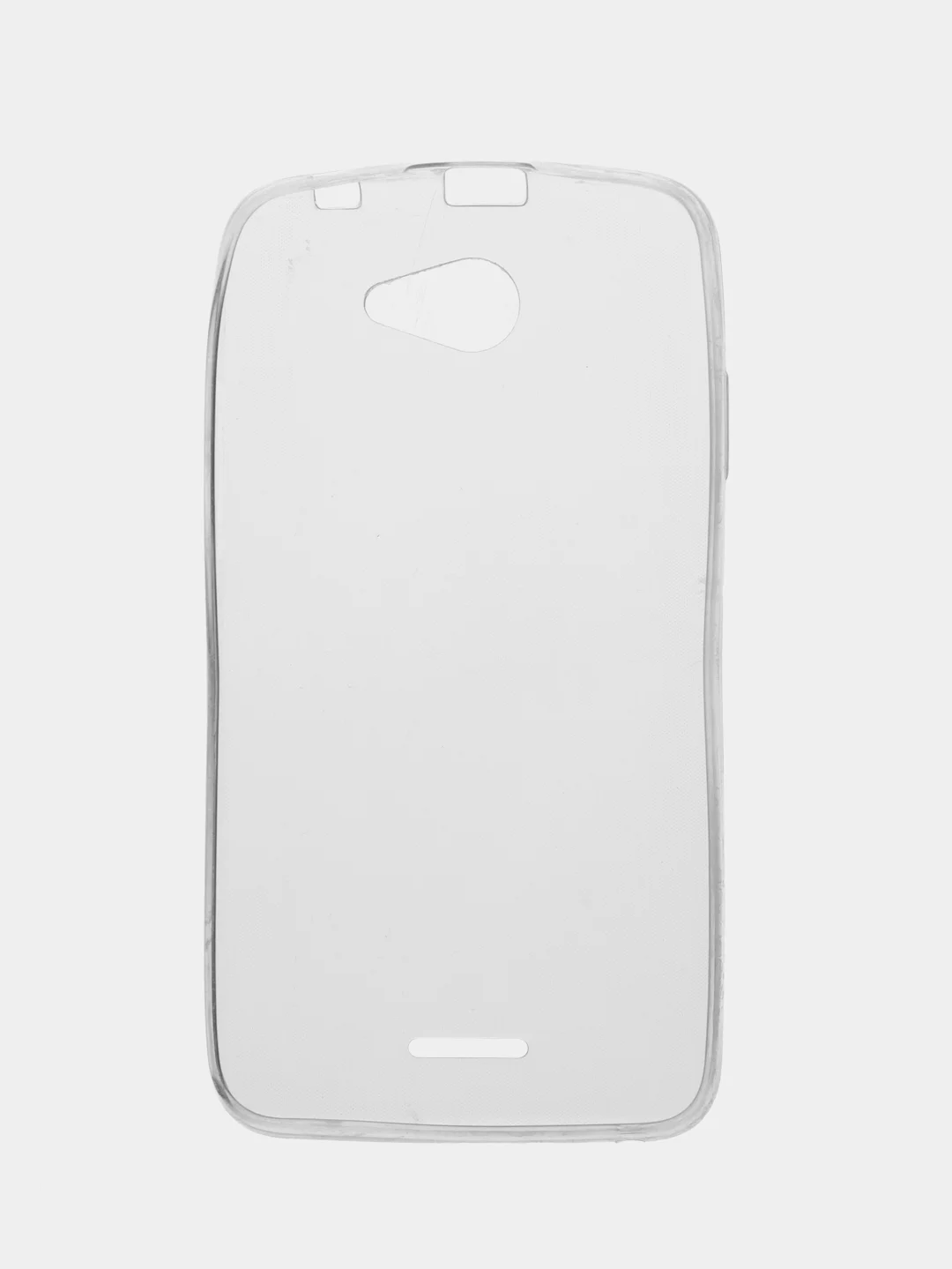 Прозрачный силиконовый чехол на HTC Desire 516