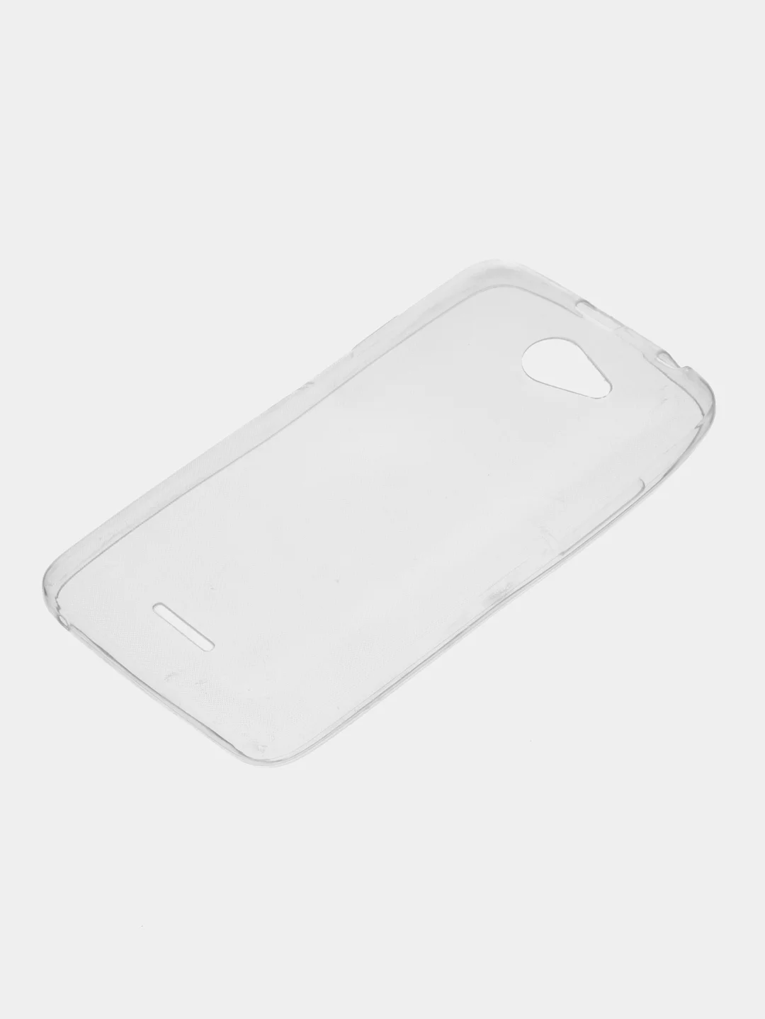 Прозрачный силиконовый чехол на HTC Desire 516