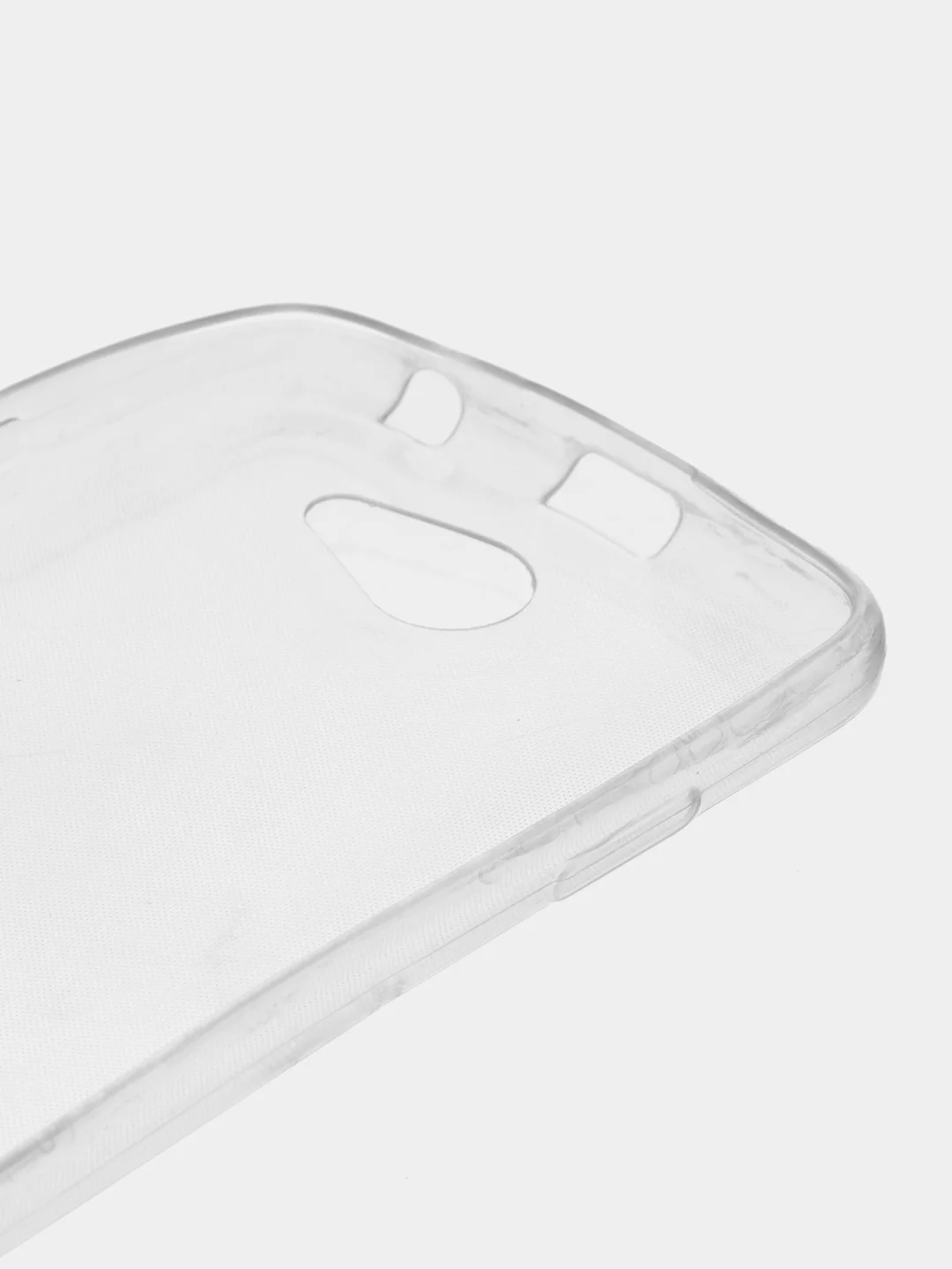 Прозрачный силиконовый чехол на HTC Desire 516