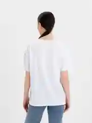 Белый футболка женская, оверсайз