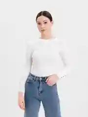 Белый джемпер женский