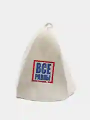 Шапка для бани, банная шапка, шапка банная классическая, шапка банная с вышивкой