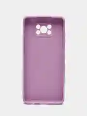 Лавандовый силиконовый чехол для Xiaomi Poco X3 NFC / X3 Pro, с защитой камеры