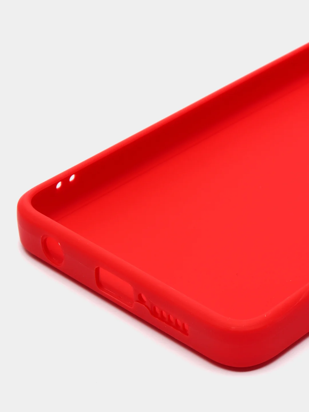 Красный силиконовый чехол для Xiaomi Poco X3 NFC / X3 Pro, с защитой камеры