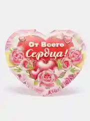 Золотой открытки-валентинки