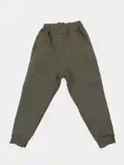 Зеленый штаны утепленные детские