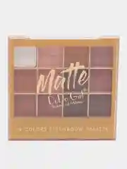 Палетка матовых теней для век DoDo Girl Matte Eyeshadow, 12 цветов