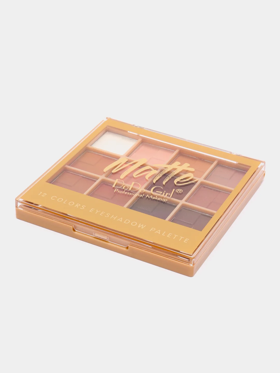 Палетка матовых теней для век DoDo Girl Matte Eyeshadow, 12 цветов