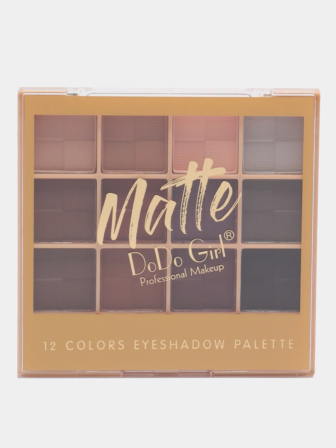 Пурпурный палетка матовых теней для век DoDo Girl Matte Eyeshadow, 12 цветов