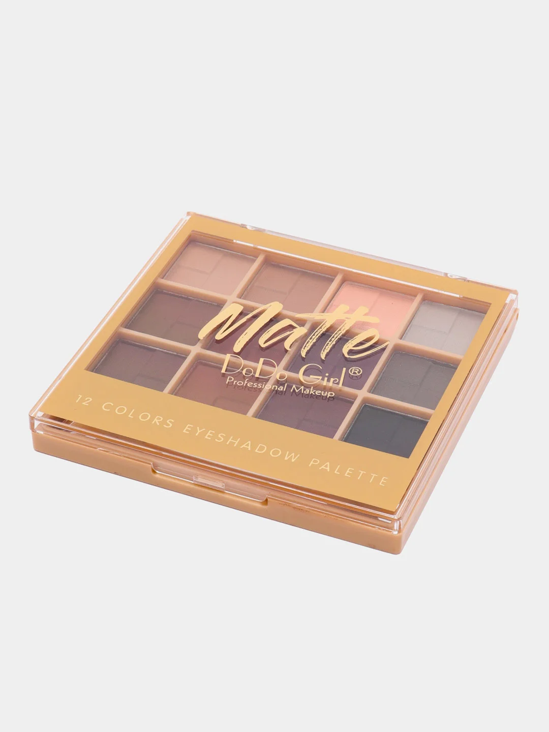 Пурпурный палетка матовых теней для век DoDo Girl Matte Eyeshadow, 12 цветов