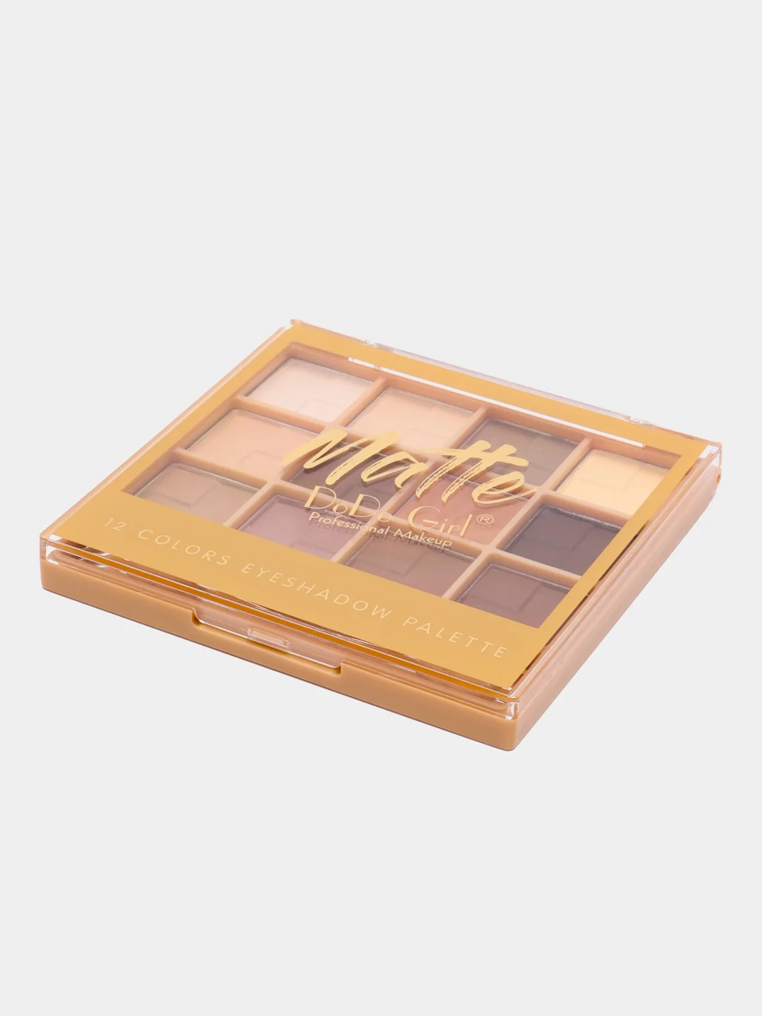 Палетка матовых теней для век DoDo Girl Matte Eyeshadow, 12 цветов