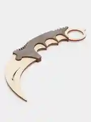 Угольный деревянные ножи из CS GO: керамбит,бабочка,кунай,кастет,штык нож,тычковый,скелетный,танто