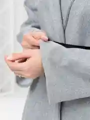Серый пальто женское, кашемир