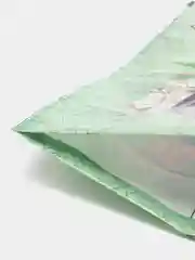 Бирюзовый пакет подарочный с пластиковой ручкой/Прочный пакет на каждый день