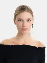 Хром серьга из нержавеющей стали, 1 штука