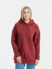 Бордовый худи женское, оверсайз, утепленное, с капюшоном