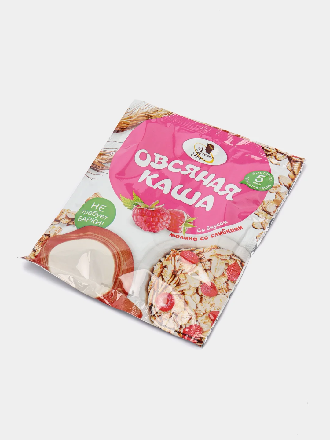 Каша овсяная Эстетика вкуса "Малина со сливками", 40 г