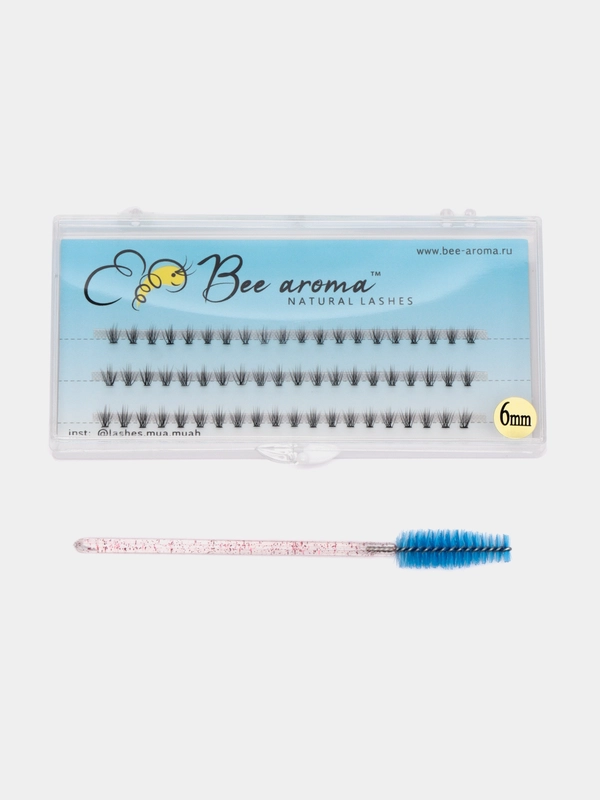 Пучки накладных ресниц Bee Aroma, объем 10ДС, для визажистов