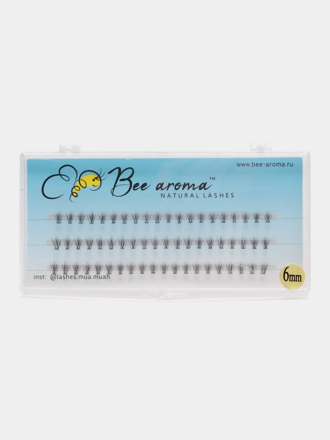 Пучки накладных ресниц Bee Aroma, объем 10ДС, для визажистов