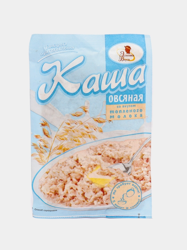 Каша овсяная со вкусом топленого молока "Эстетика вкуса", 35 г