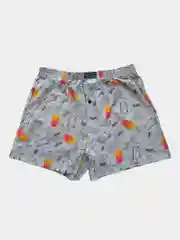 Серый меланж мужские трусы