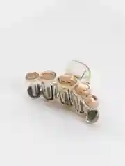 Конфетный заколка-крабик для волос большой, металлический/пластиковый