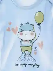 Лазурный боди для малышей, с длинным рукавом