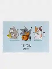 Тетрадь для нот "Три музыканта" А4, 12 листов, артикул 60391