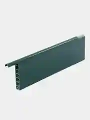 Зеленый клумба с поворотными углами из полимерного материала