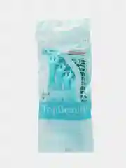 Женские бритвы одноразовые TopBeauty, 3-лезвийные, плавающая головка, 4 станка