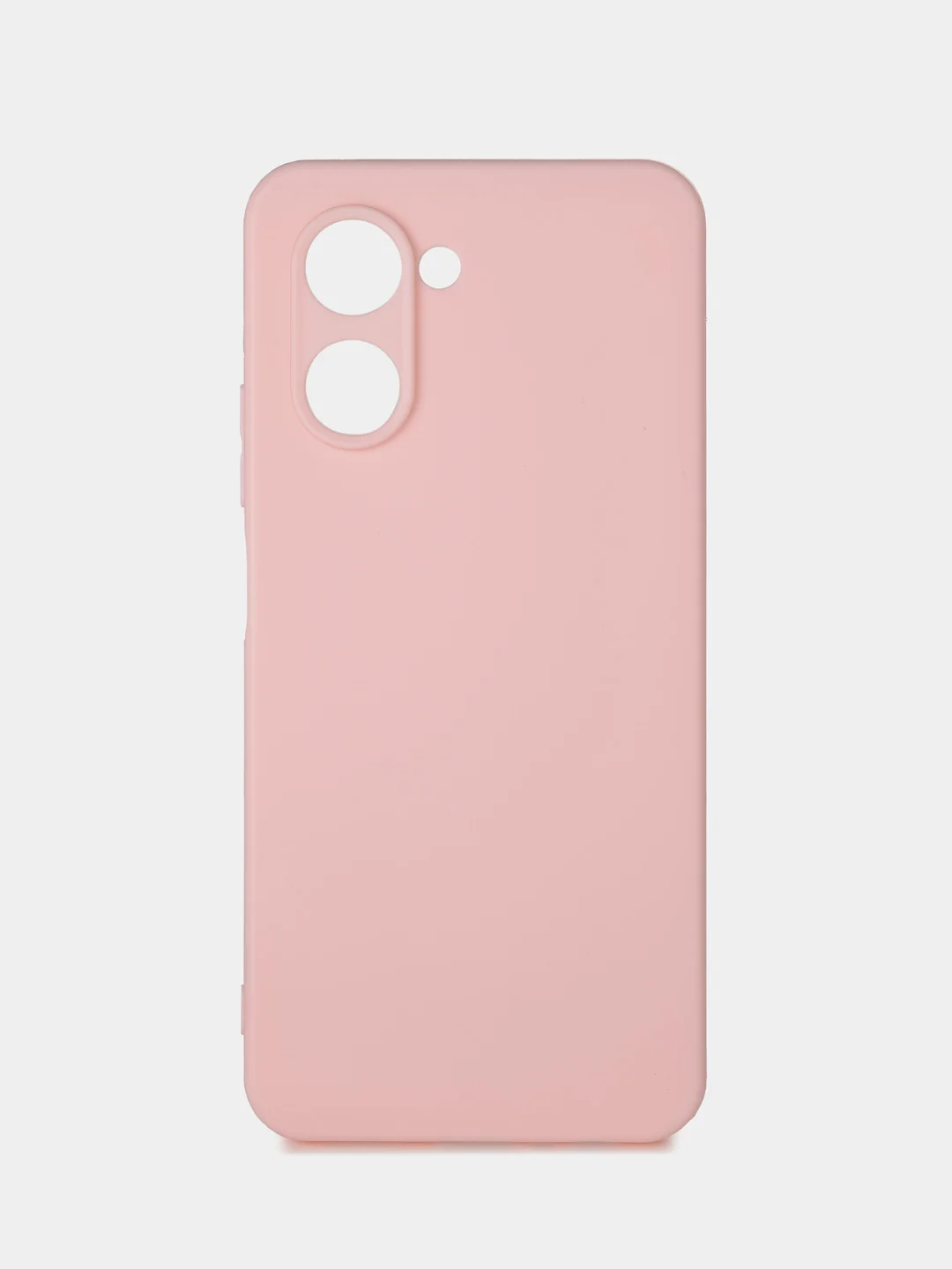 Розовый чехол Realme  9i C21Y C25Y (Реалми ) силиконовый с защитой камеры