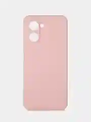 Розовый чехол Realme  9i C21Y C25Y (Реалми ) силиконовый с защитой камеры