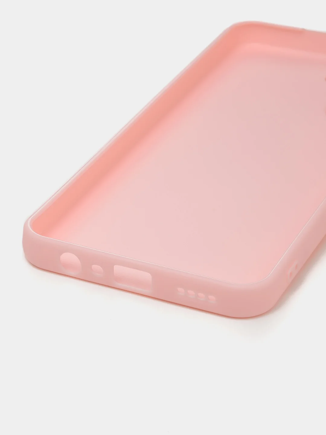 Розовый чехол Realme  9i C21Y C25Y (Реалми ) силиконовый с защитой камеры