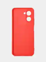 Красный чехол Realme  9i C21Y C25Y (Реалми ) силиконовый с защитой камеры