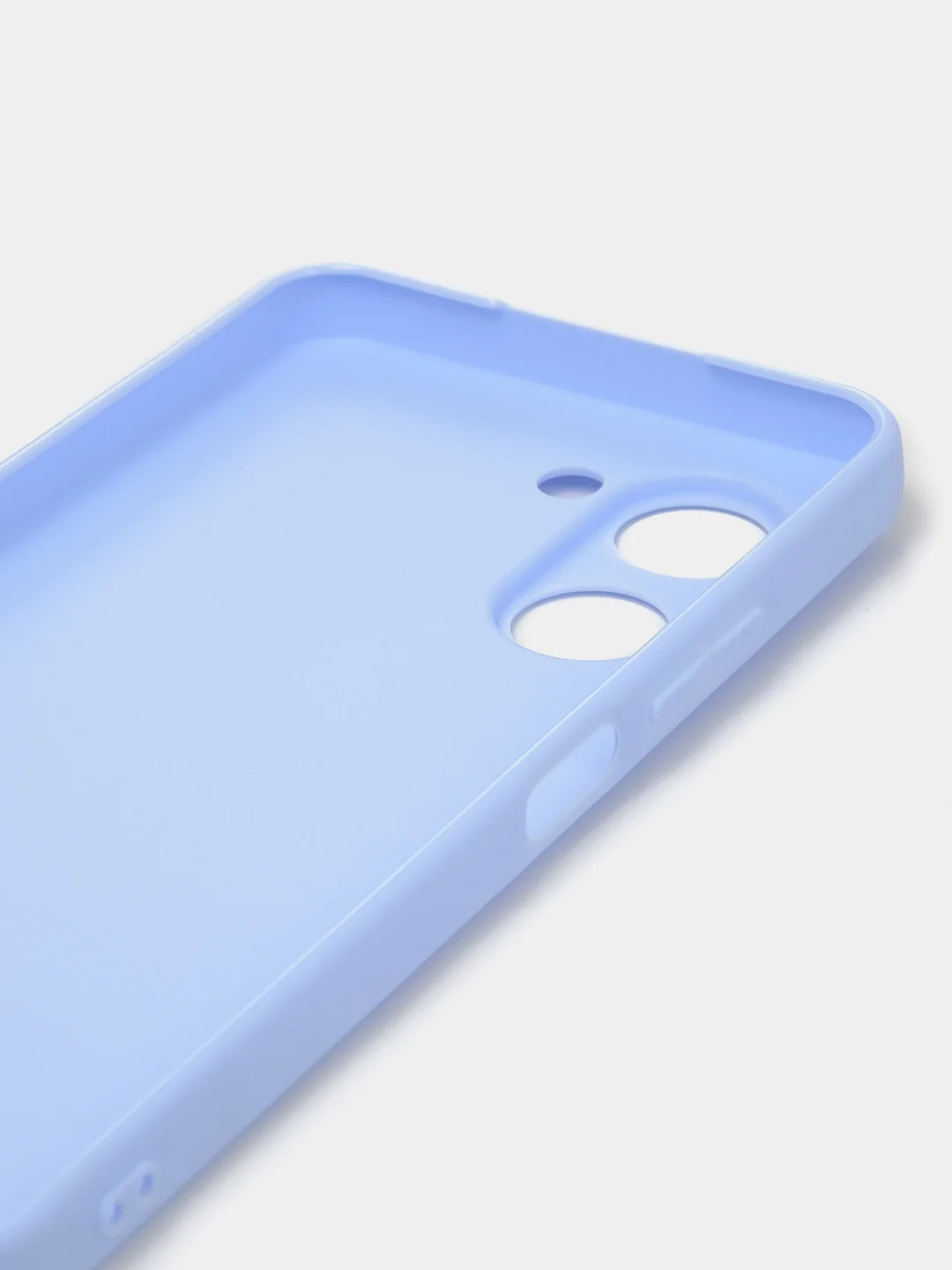 Голубой чехол Realme  9i C21Y C25Y (Реалми ) силиконовый с защитой камеры