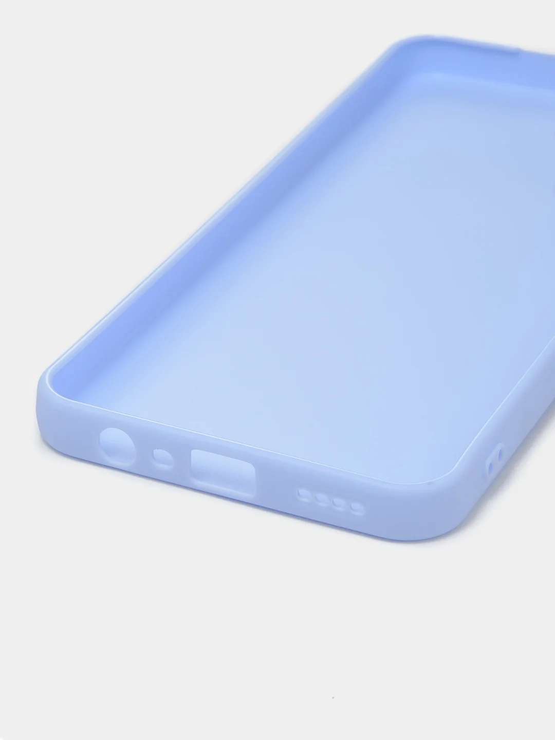 Голубой чехол Realme  9i C21Y C25Y (Реалми ) силиконовый с защитой камеры
