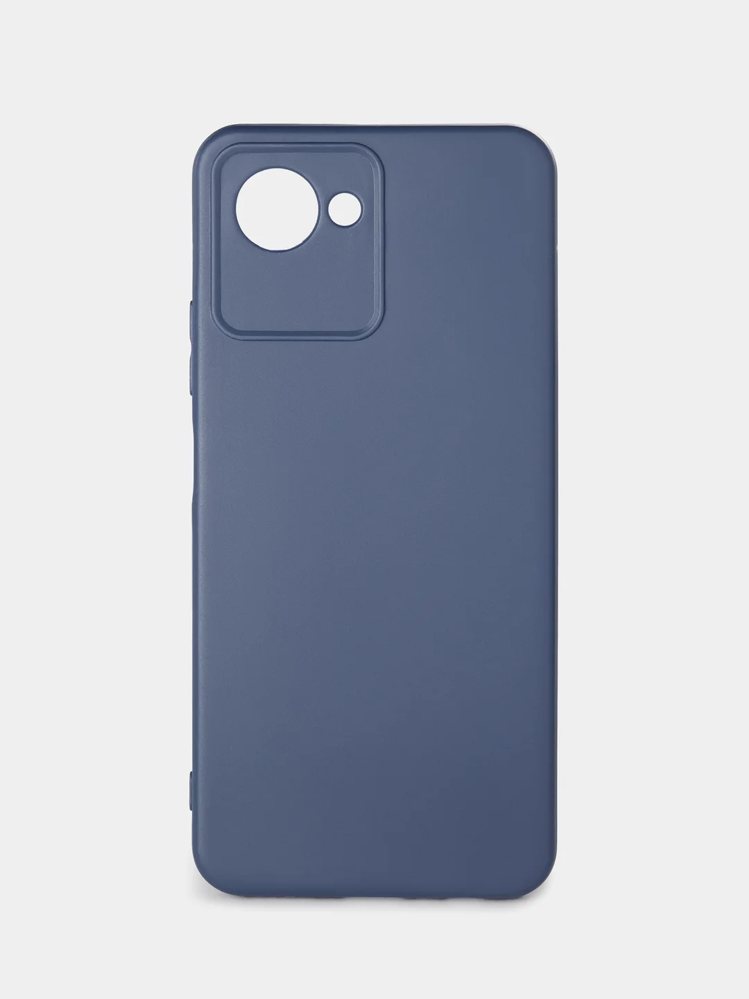 Темно-синий чехол Realme  9i C21Y C25Y (Реалми ) силиконовый с защитой камеры