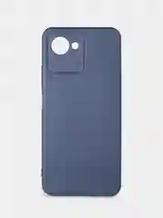 Темно-синий чехол Realme  9i C21Y C25Y (Реалми ) силиконовый с защитой камеры