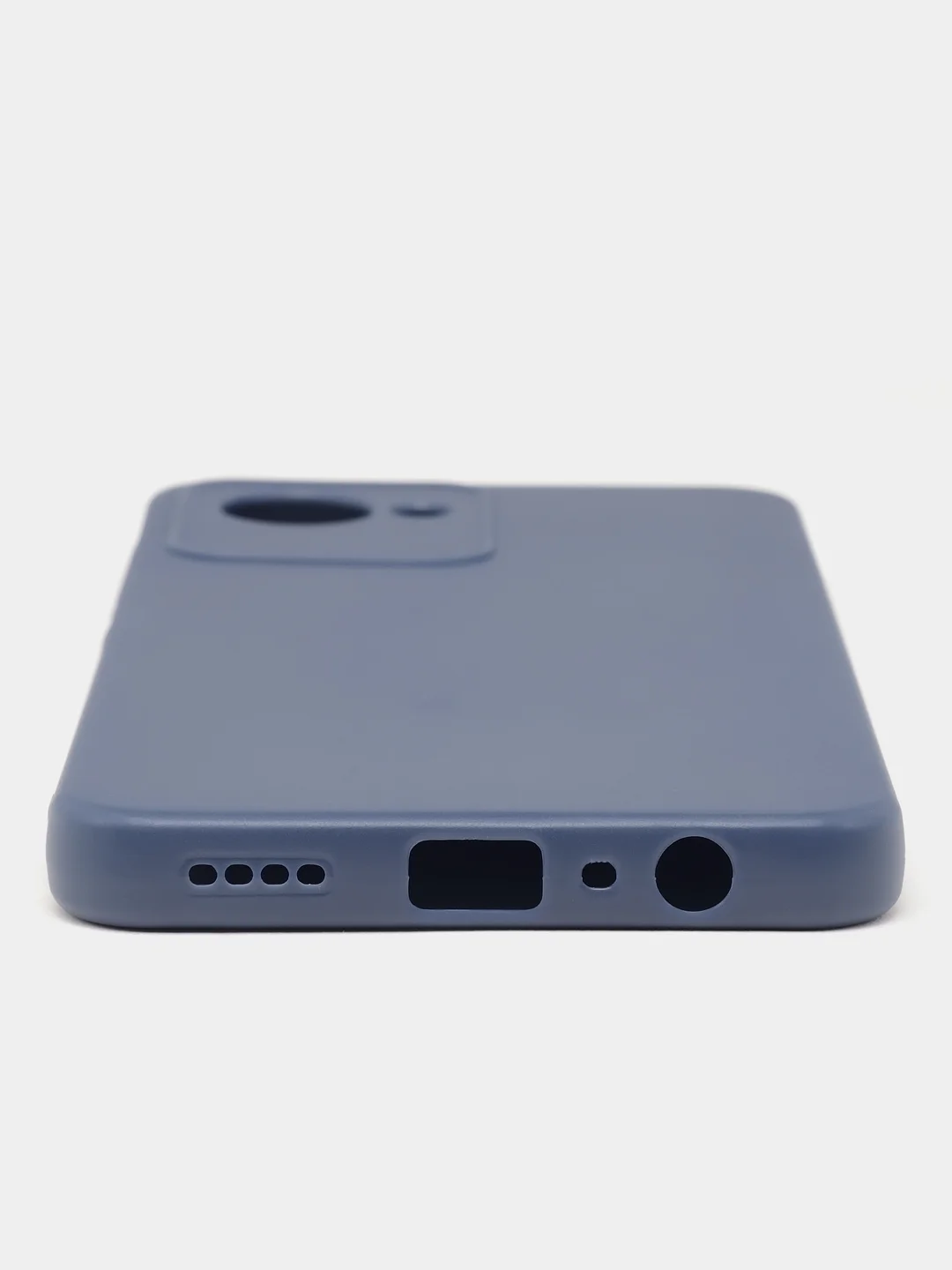 Темно-синий чехол Realme  9i C21Y C25Y (Реалми ) силиконовый с защитой камеры