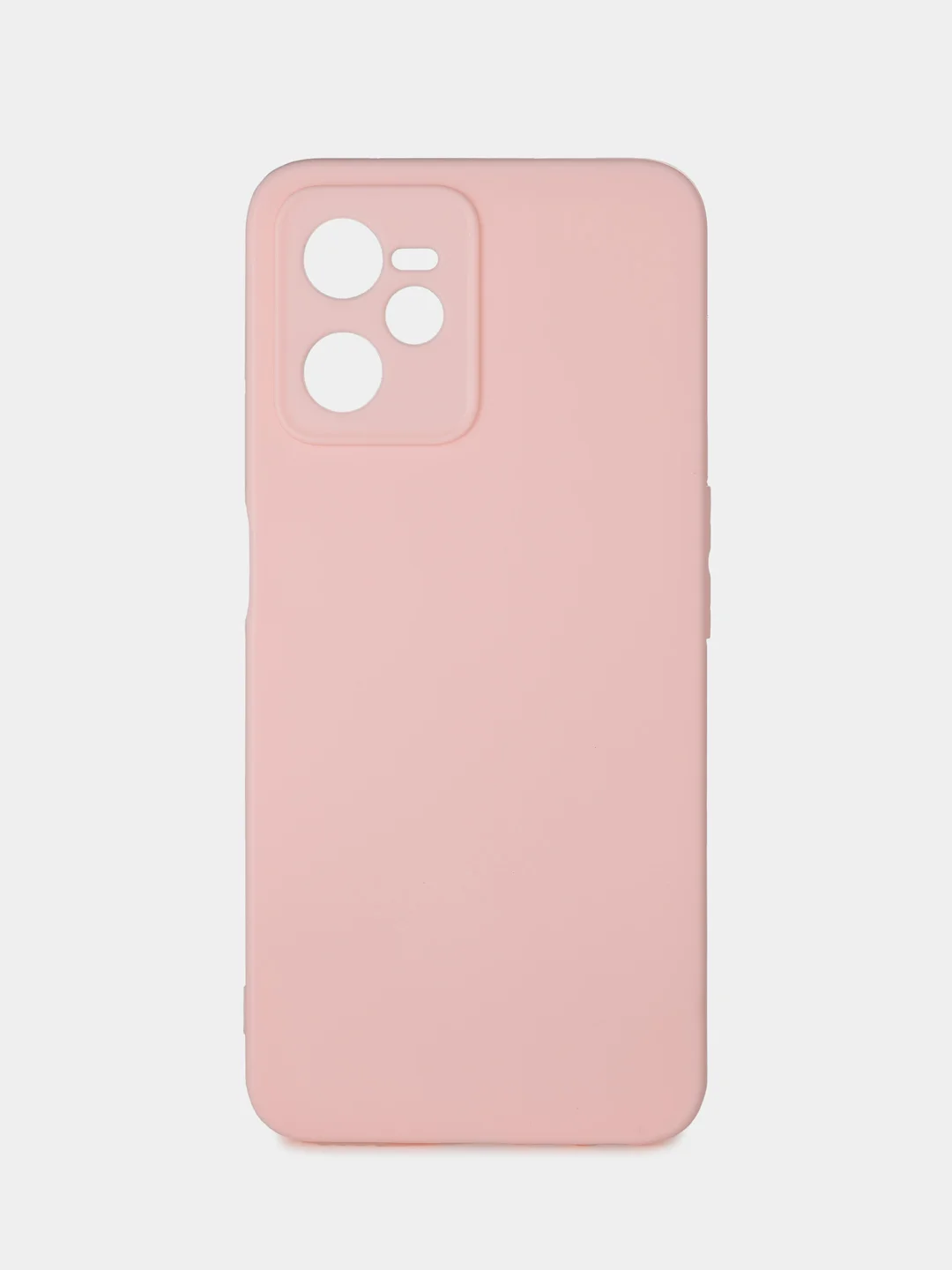 Розовый чехол Realme  9i C21Y C25Y (Реалми ) силиконовый с защитой камеры