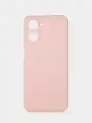 Розовый чехол Realme  9i C21Y C25Y (Реалми ) силиконовый с защитой камеры