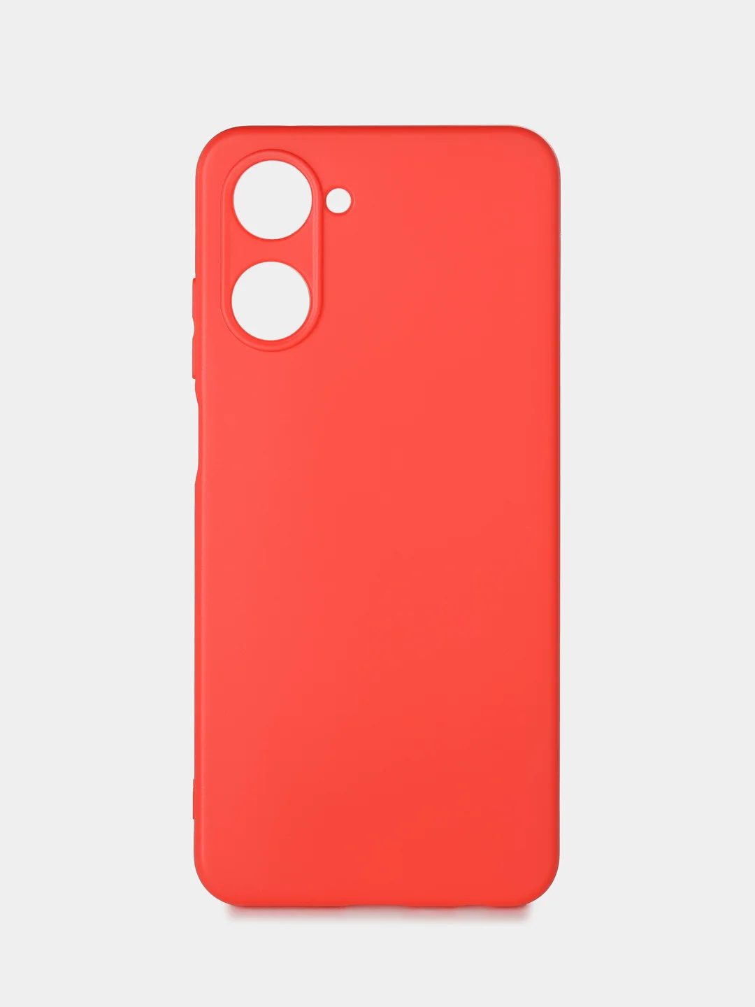 Красный чехол Realme  9i C21Y C25Y (Реалми ) силиконовый с защитой камеры