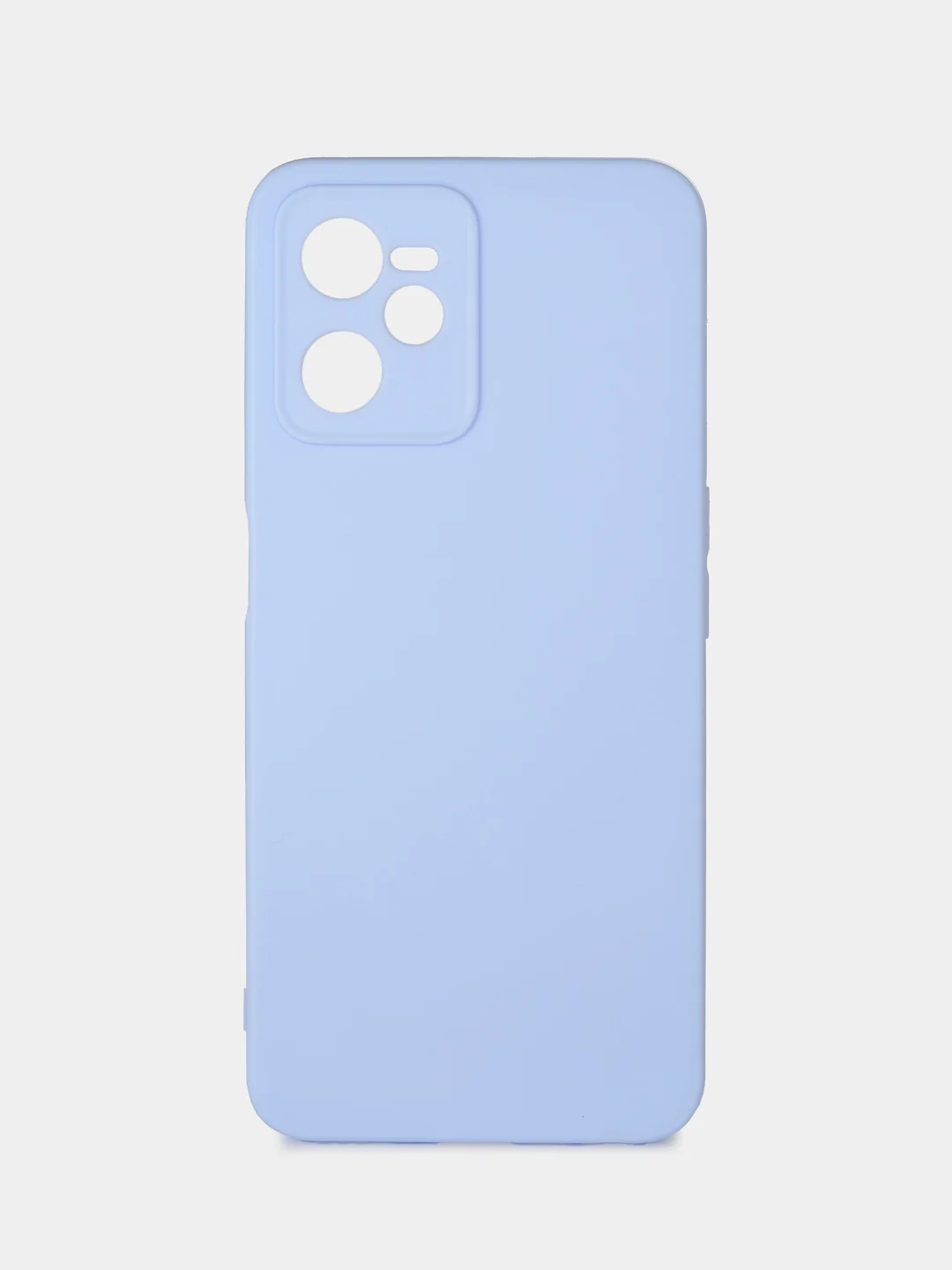 Голубой чехол Realme  9i C21Y C25Y (Реалми ) силиконовый с защитой камеры